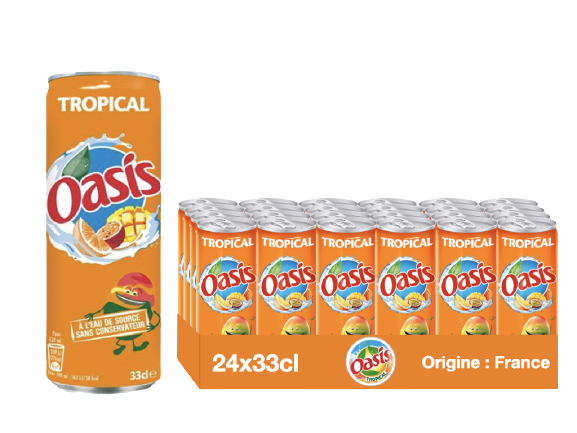Oasis tropical 24x33cl