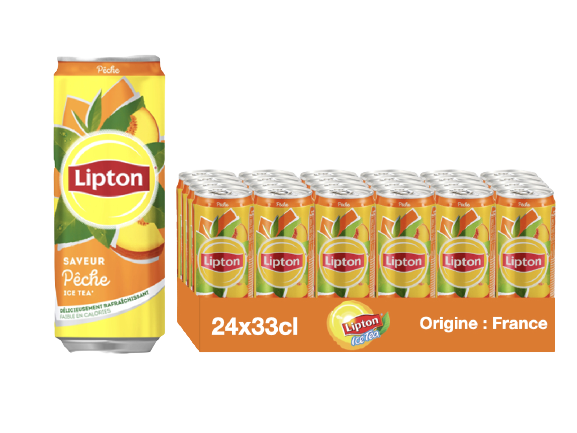 Lipton ice tea Pêche 24x33cl