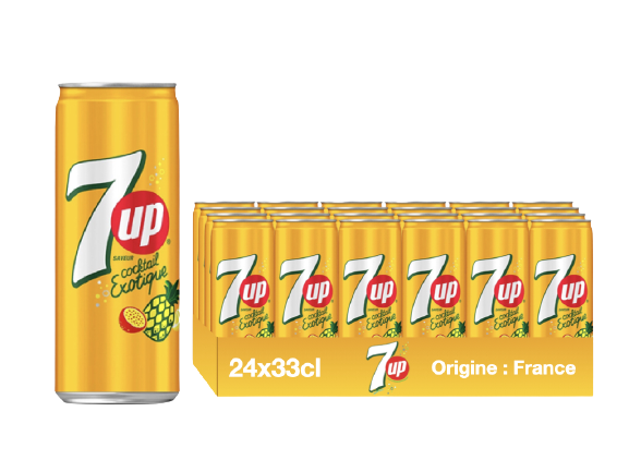 7up Exotique 24x33cl