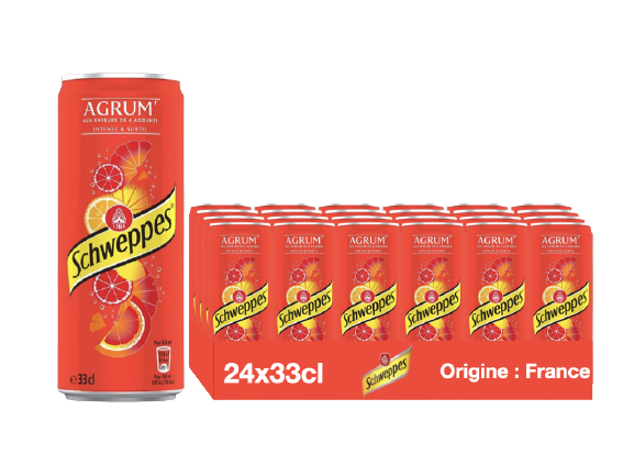 Schweppes Agrume 24x33cl