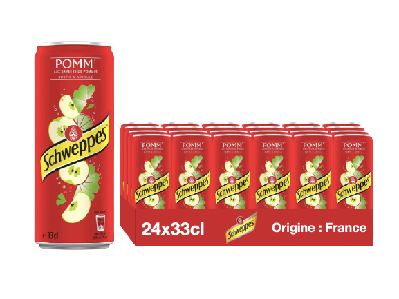 Schweppes Pomme 24x33cl