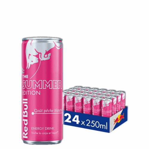 Red Bull Pêche Blanche 24x25cl