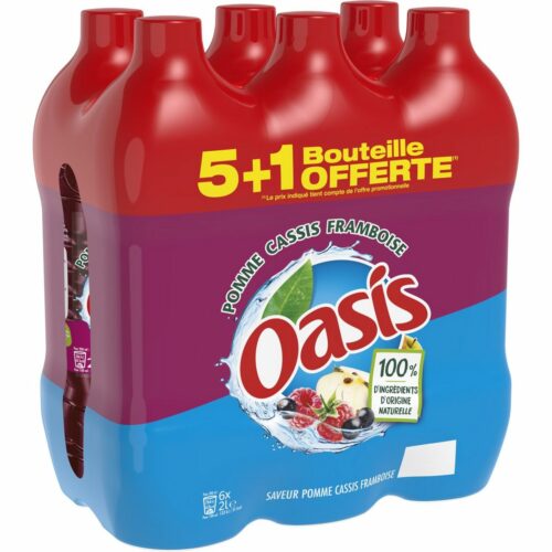 Oasis Pomme & Cassis & framboises 6x2l