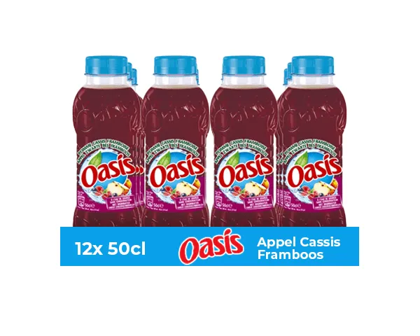 Oasis Cassis Framboise 12x50cl