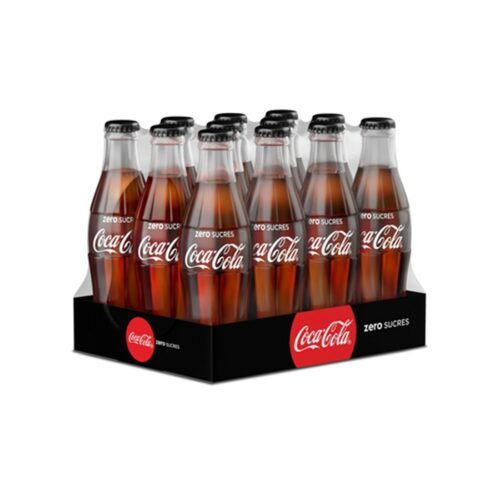 Coca-Zero en verre 12X0.25CL